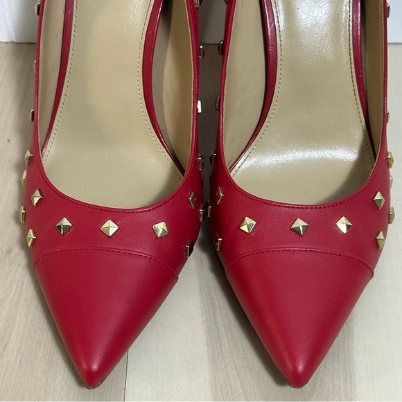 MICHAEL MICHAEL KORS Keke Pointed Pumps  9.5M Leather Slip-on Stiletto Business - Picture 6 of 16